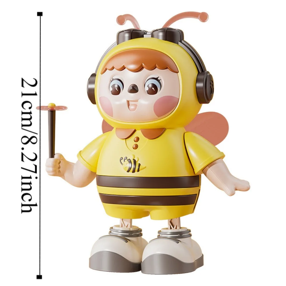 Early Education Toy Gutta Percha Electric Bee Toy Sound Recording Talking Animals Singing Dancing Bee Toy Funny Lovely Children