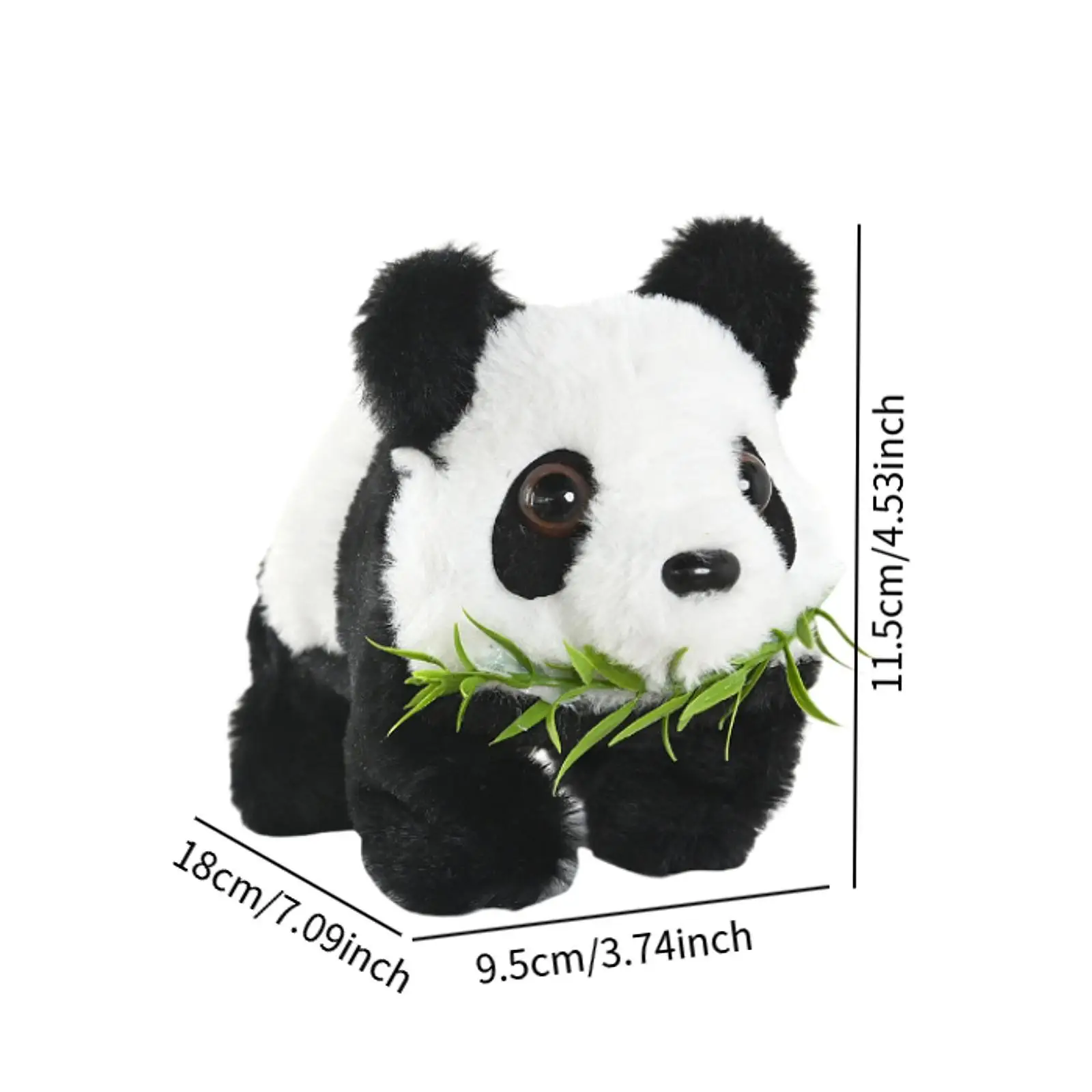 Plush Panda Toy,Stuffed Animal,Plush Musical Gift,Cute Interactive Play Electric Panda Toy Sounding for Kids Boys Girls Gift