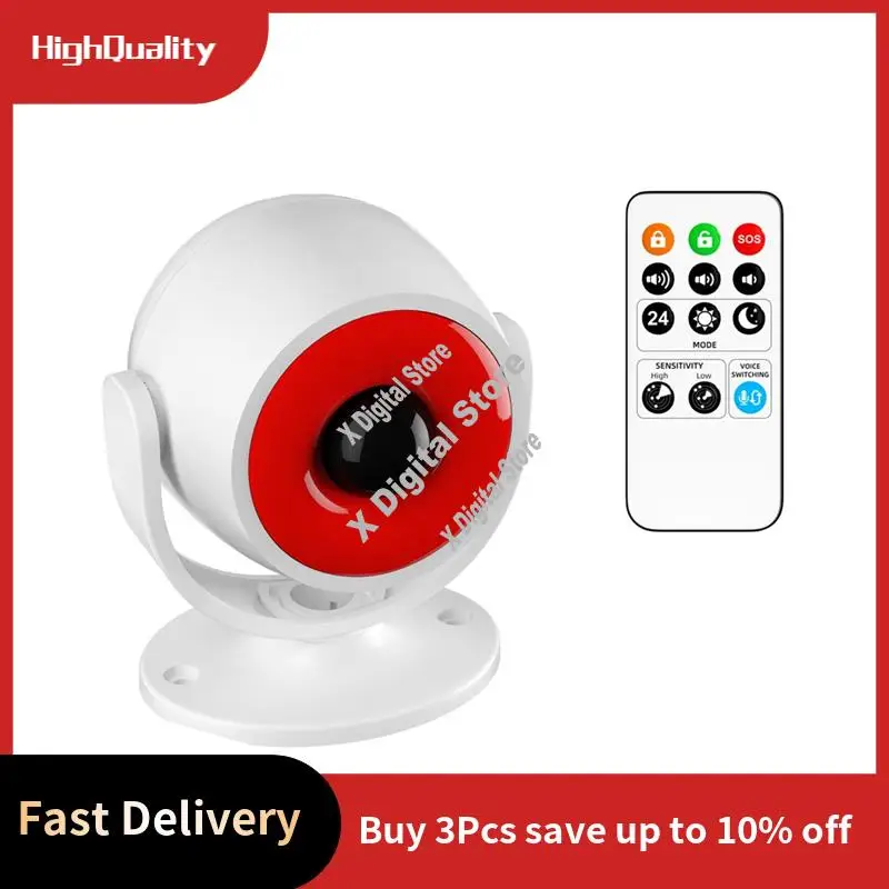 

Внутренняя звуковая и световая инфракрасная сигнализация Индукционный детектор человеческого тела Противоугонная сигнализация Инфракрасный детектор Пульт дистанционного управления-ABVK