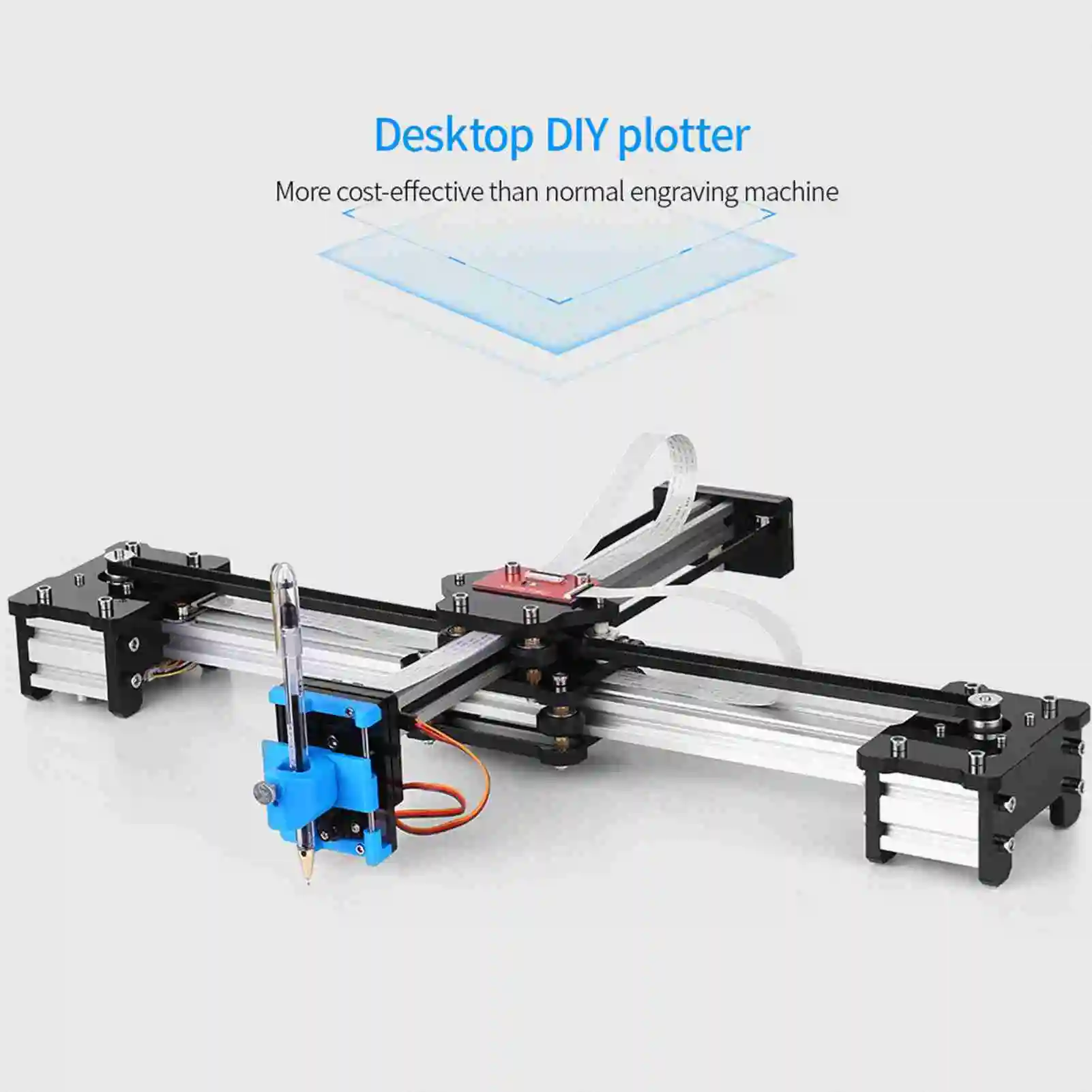 Desktop DIY Assembled XY Plotter Pen Drawing Robot Drawing Machine Painting Handwriting Robot Kit 100-240V