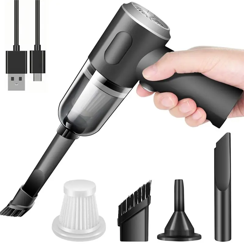 AEE2-Wireless Handheld Car Vacuum Cleaner High Power Rechargeable Household Mini Vacuum Cleaner, Vacuum For Desk