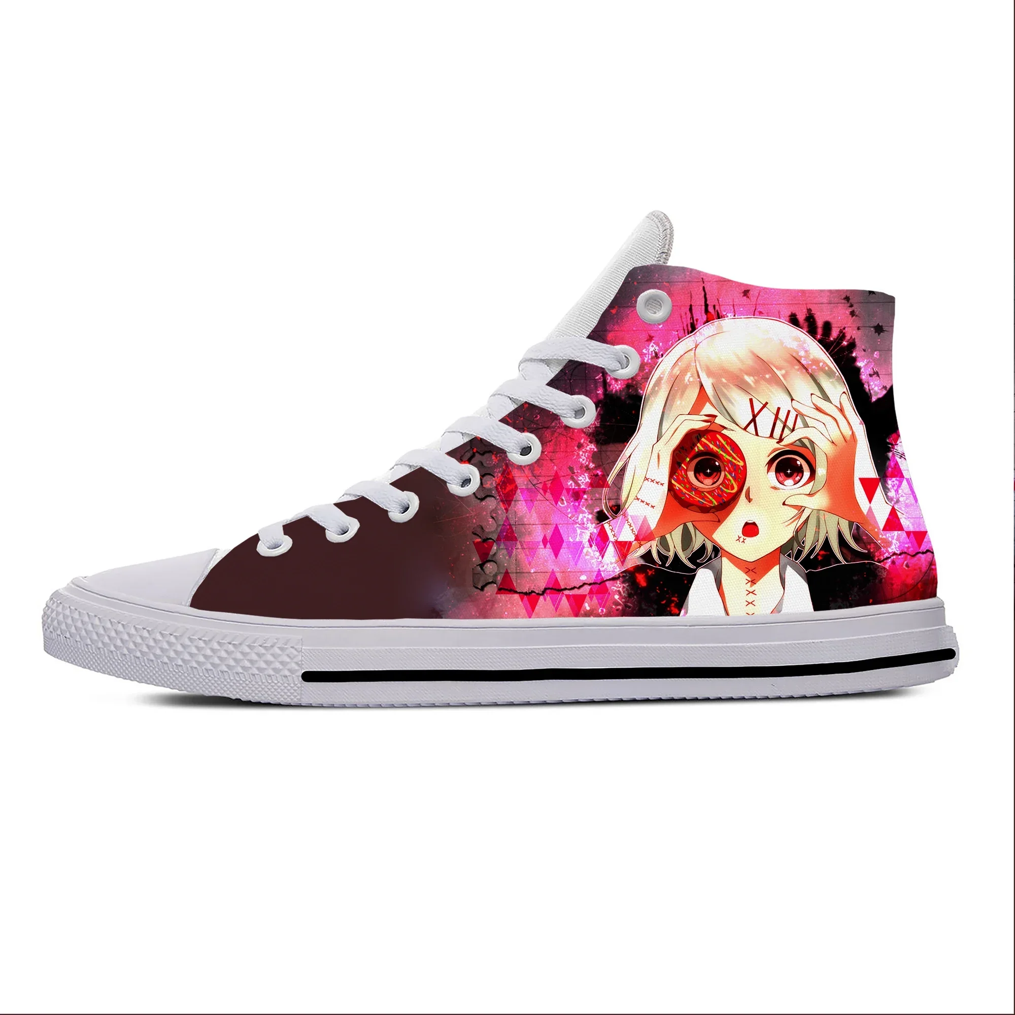 

Hot Summer Cool Anime Manga Tokyo Ghoul Suzuya Juuzou Classic Shoes Lightweight Men Women Sneakers Casual High Top Board Shoes