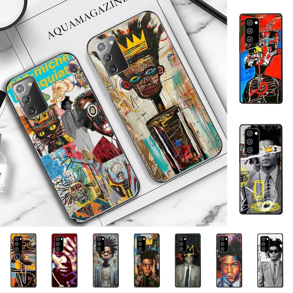 Artist J-Jean-Michel-Basquiat Phone Case For Samsung Note 8 9 10 20 Pro Plus Lite M 10 11 20 30 21 31 51 A 21 22 42 02 03