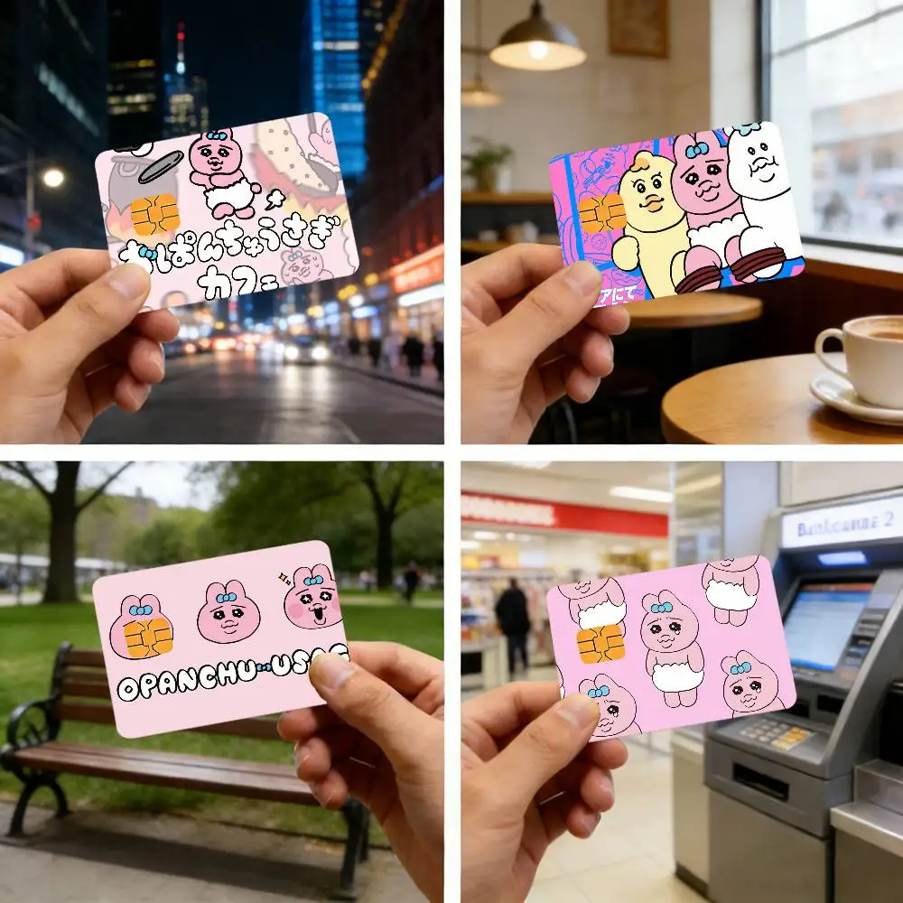 O-Opanchu-u CUTE Credit card stickers bank card public transport card U-Usagi-S waterproof and scratch-resistant protective film