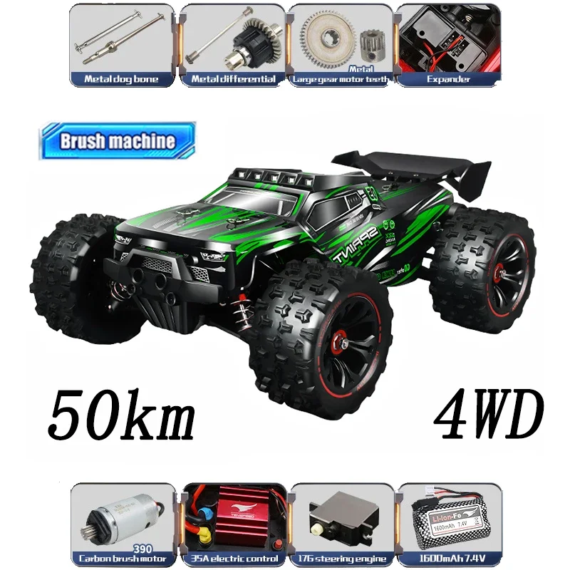 1:14 85KM/H 4WD RC Car with LED Remote Control