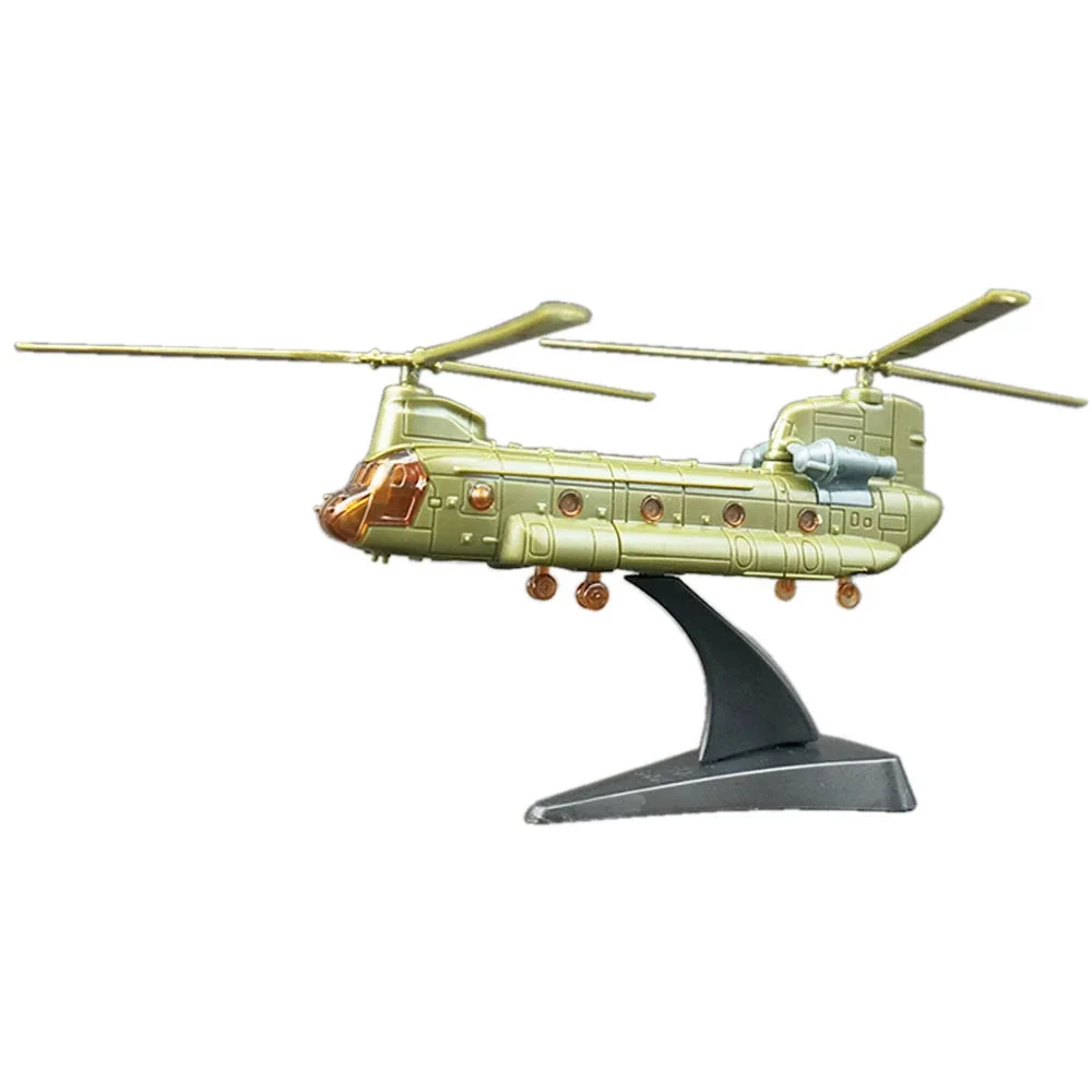 Mini Puzzle Toys US Military Chinook CH-47 Helicopter Airplane Assembly Model Puzzle Building Mini Plastic Military Model