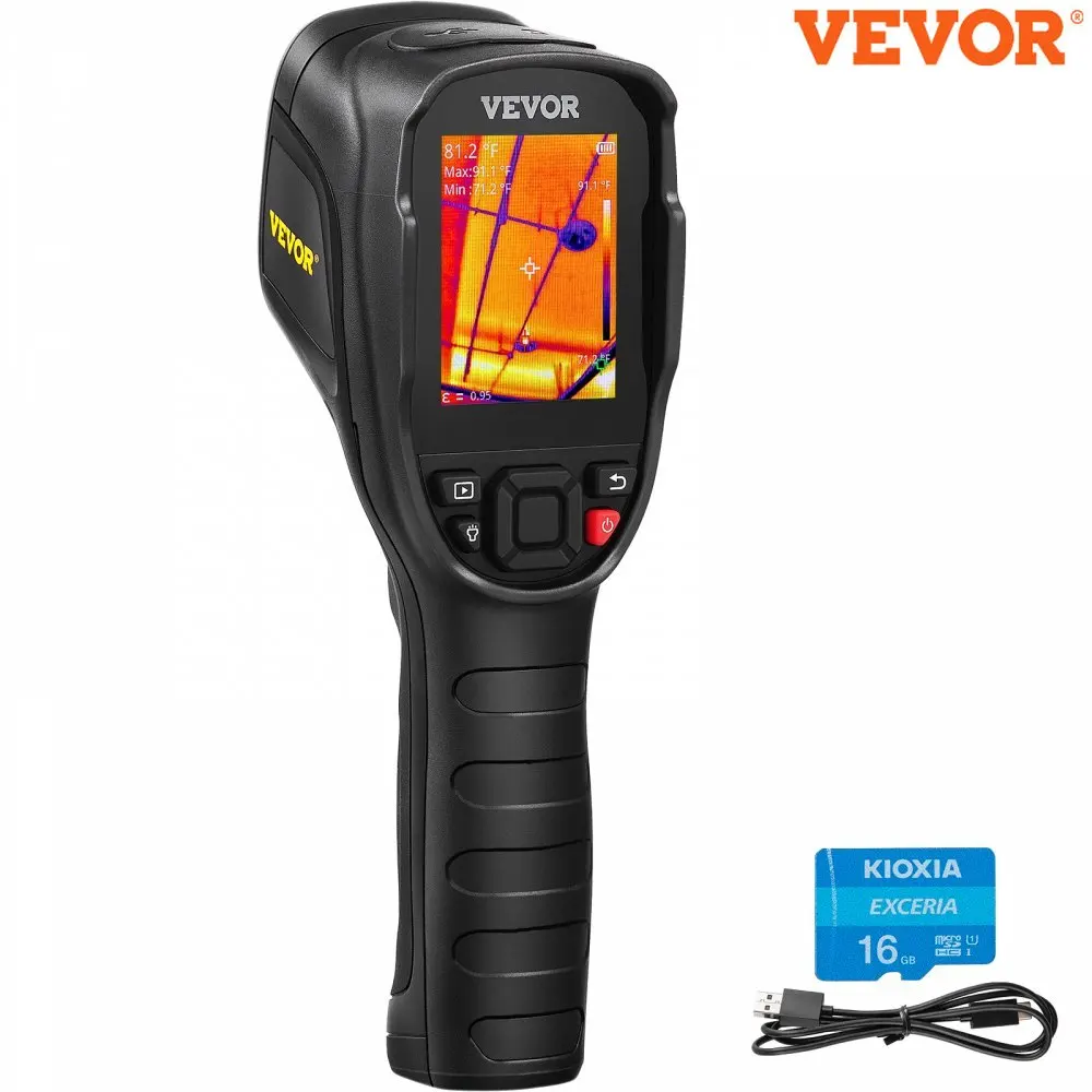 VEVOR Thermal Imaging Camera 240x180 IR High Resolution Professional Infrared Thermal Imager for Repair Pipeline Detection PCB