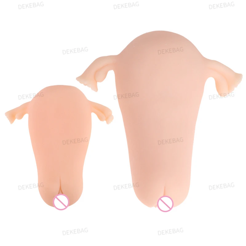 Men\'s Masturbator Female Simulation Uterus Vagina Inverted Mold Aircraft Cup Mouth Bag Cat Pussy with Suction Portable Interest