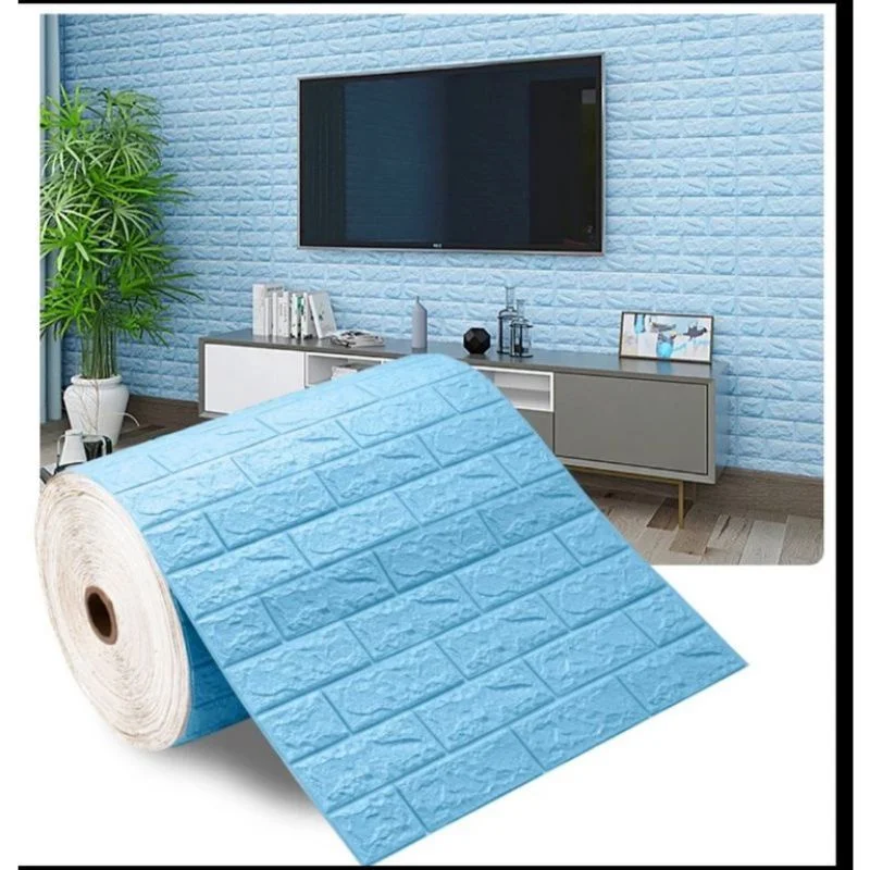 Papier Peint Auto-Adhésif 3D Tridimensionnel, Imperméable à l\'Eau et à l\'Humidité, Décoration Murale de Fond de Chambre à Coucher, 70cm x 2m