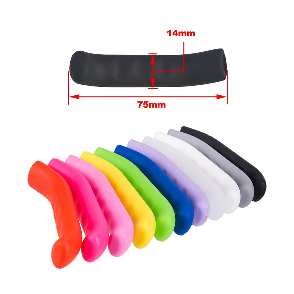 ZTTO Bicycle Brake Handle Cover Non-slip Silicone Cover Bike Brake Lever Protector Covers Removable MTB Bike Fixed Gear Sleeves