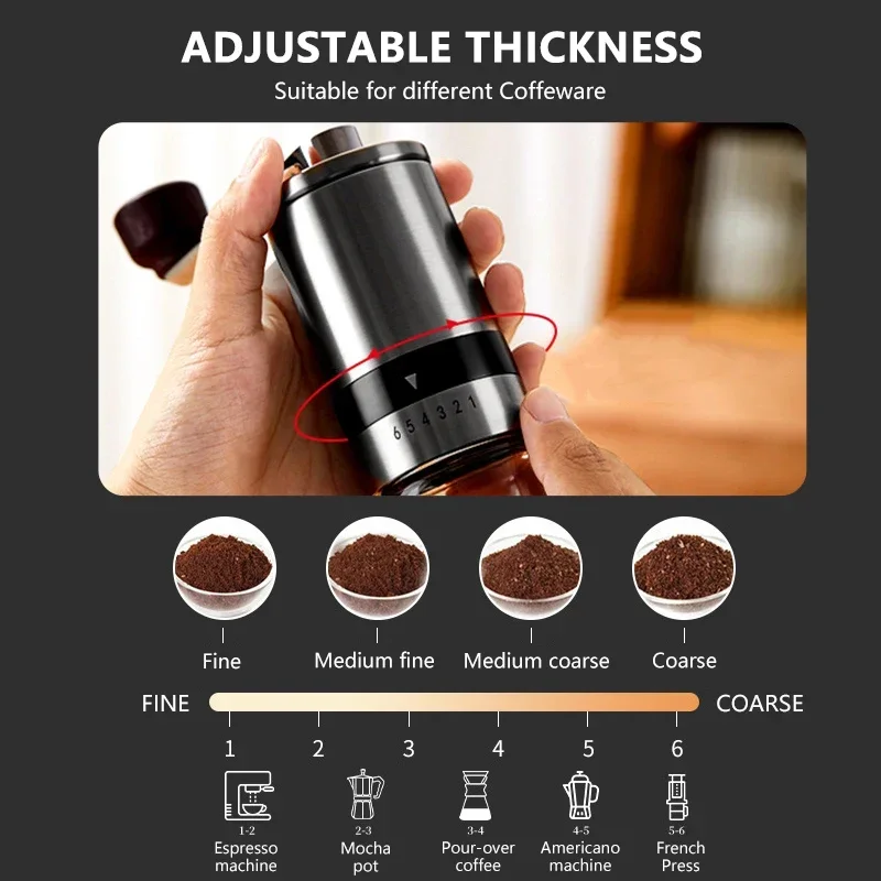 With Pot Set Barista Gooseneck Filter Grinder Accessories Specialized Glass Manual Kettle Dripper Mill Coffee