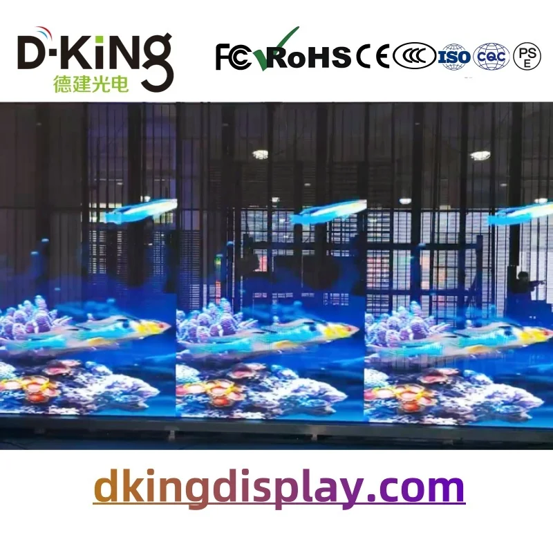 

Factory Price High Quality Indoor/Outdoor P3.9*7.8 Rental Transparent LED Screen Panel 500*1000mm Video Wall