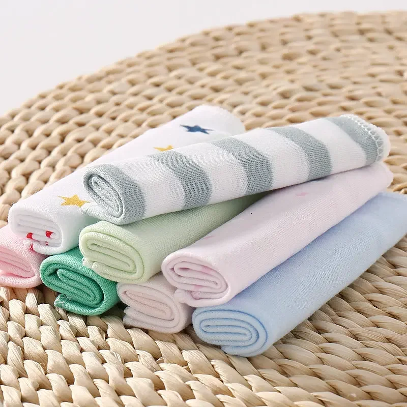 8pcs/lot Baby Cotton Small Square Towel Feeding Towel Wipe Sweat Baby Towel Baby Handkerchief