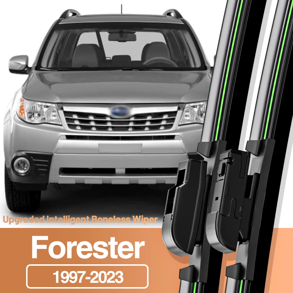 2 Stück für Subaru Forester SF SG SH SJ SK 1997-2023 Frontscheibenwischerblätter Windschutzscheiben-Zubehör 2008 2012 2018