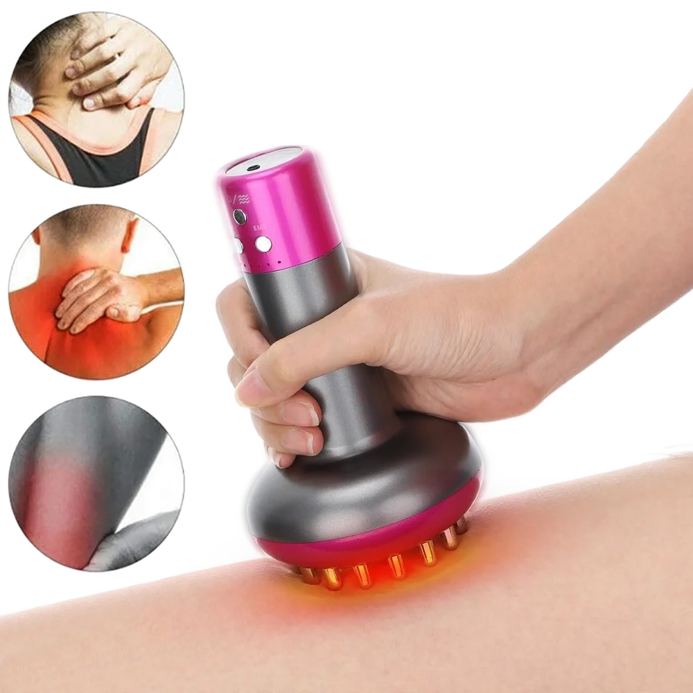 

Dual-color Fast Charging Vibrating Scraping Instrument, Vibrating Body Sculpting Beauty and Fat Burning Massager, Same as Beauty