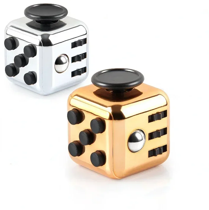 Unlimited Fidget Cube for Kids and Adults - Stress Relief Toy Kit with Novelty and Unique Cube Dice