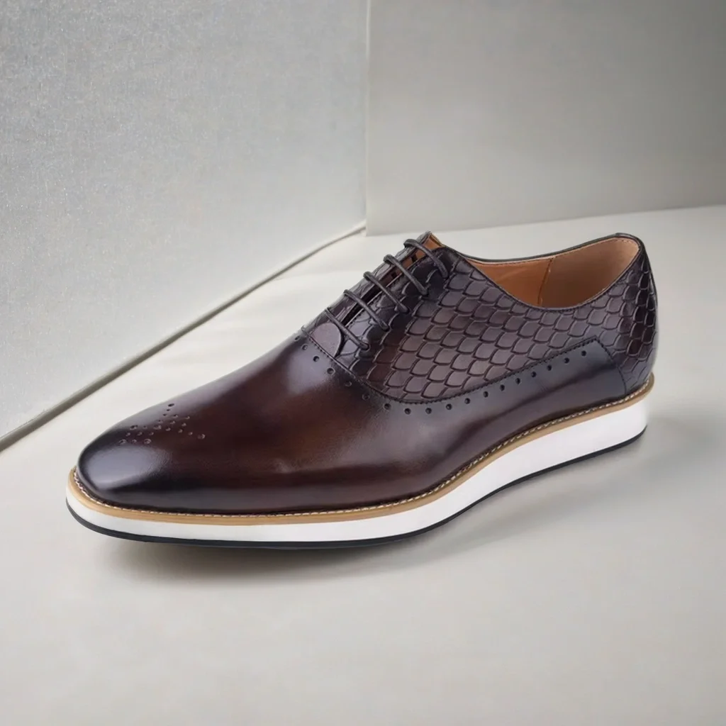 Повседневная мужская обувь, элегантные роскошные оксфорды высокого качества, кожаные прогулочные туфли на шнуровке, удобные спортивные туфли Hommes Zapatos Hombre