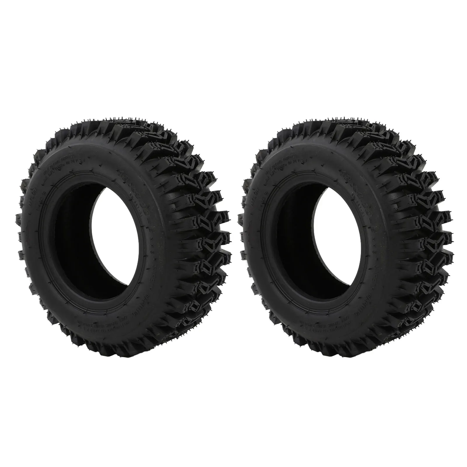 

13x4.10-6 Tubeless Tires, ATV Tires, for Lawn Mower, Snow Blower Go Kart Buggy, Set of 2