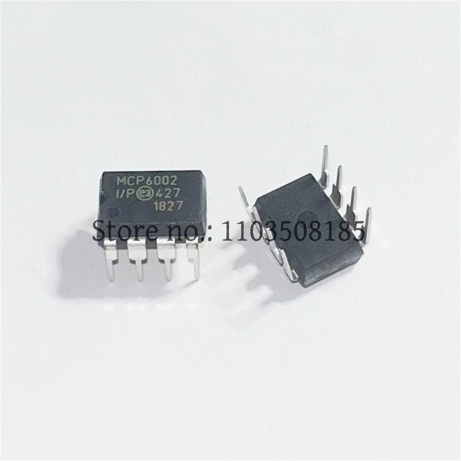 10PCS MCP6002-I/P MCP6002 DIP-8 chip IC New