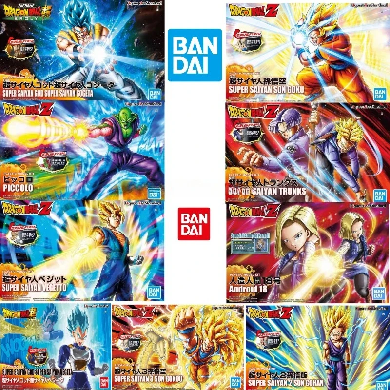 Figura Original Bandai Dragon Ball-rise Standard Anime Son Goku Vegeta Son Gohan Cell Freeza en Stock modelo de figura de acción Juguetes