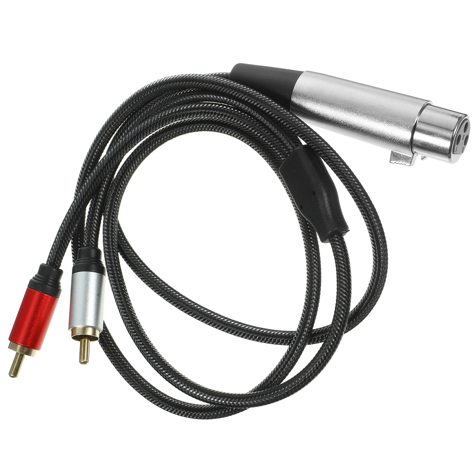 

6.35mm XLR Female Microphone Cable 1M Durable Practical Sound Equipment Converter For Mixers Speakers Audio Splitter Cable Power