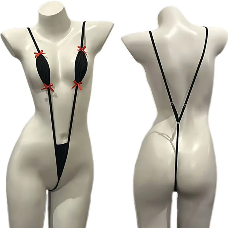 Sexy Bra Bikini Three Point Underwear Set For Sex Lace Sleepwear Babydoll Bodysuit Ultrathin Hollow See Through Erotic Costumes