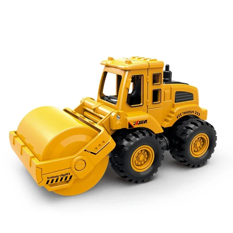 Child\'s Engineering Vehicle Toys Construction Excavator Tractor Bulldozer Fire Truck Models Kids Toy Mini Car Toy Children Gifts