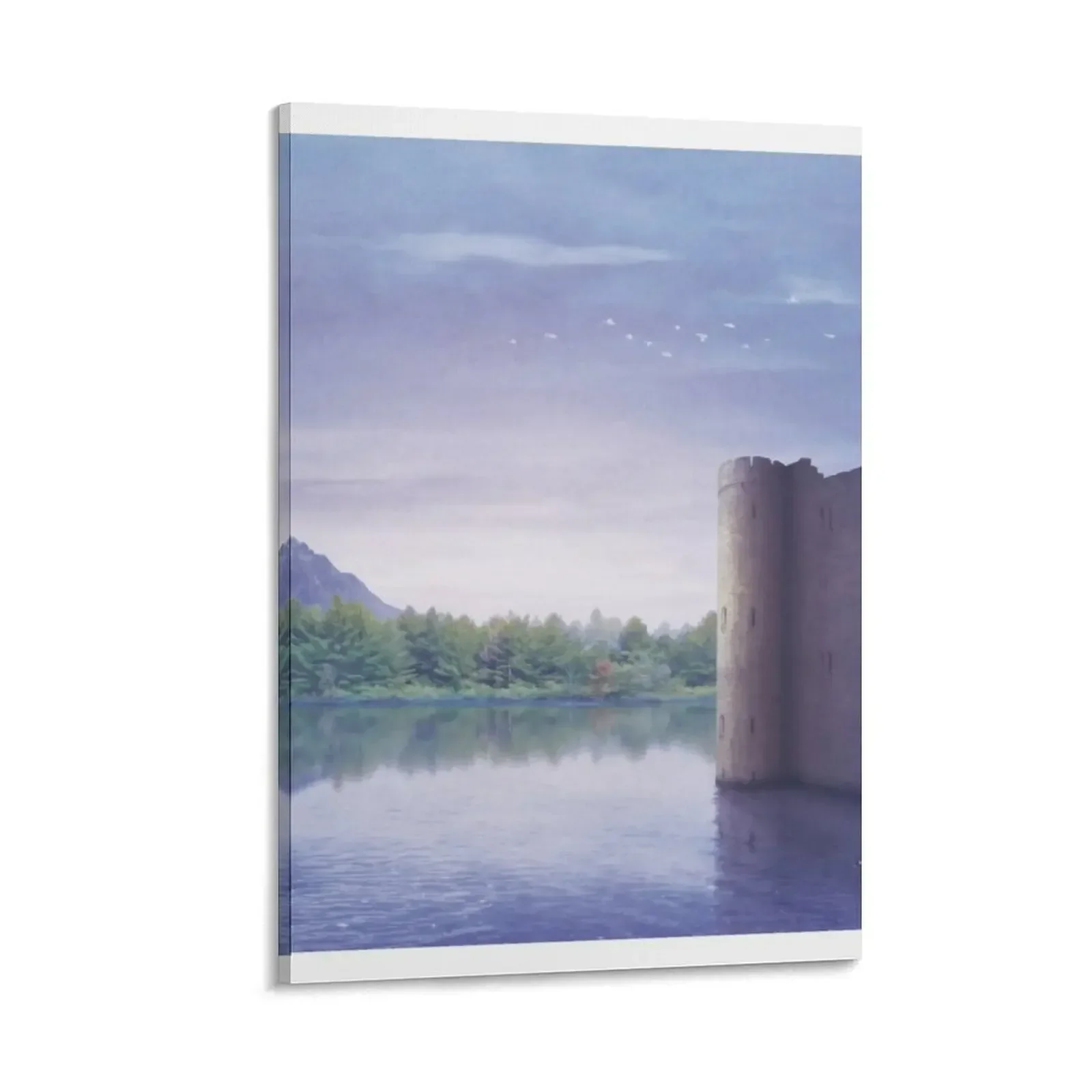 

Castle Lake Canvas Painting luxury home decor decorative items for home photos for living room