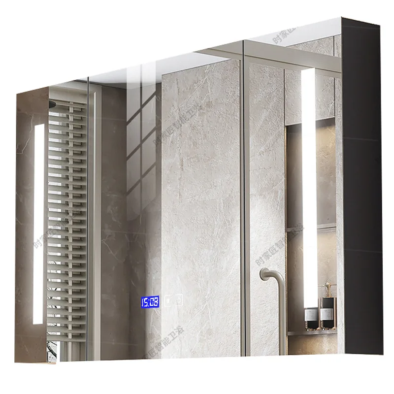 

Smart bathroom mirror cabinet separately wall-mounted