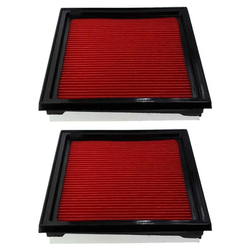 2Pcs Car Engine Air Filter For Nissan 370Z 350Z Infiniti QX50 Q40 Q60 EX35 EX37 G37 G35 G25 16546-JK20A