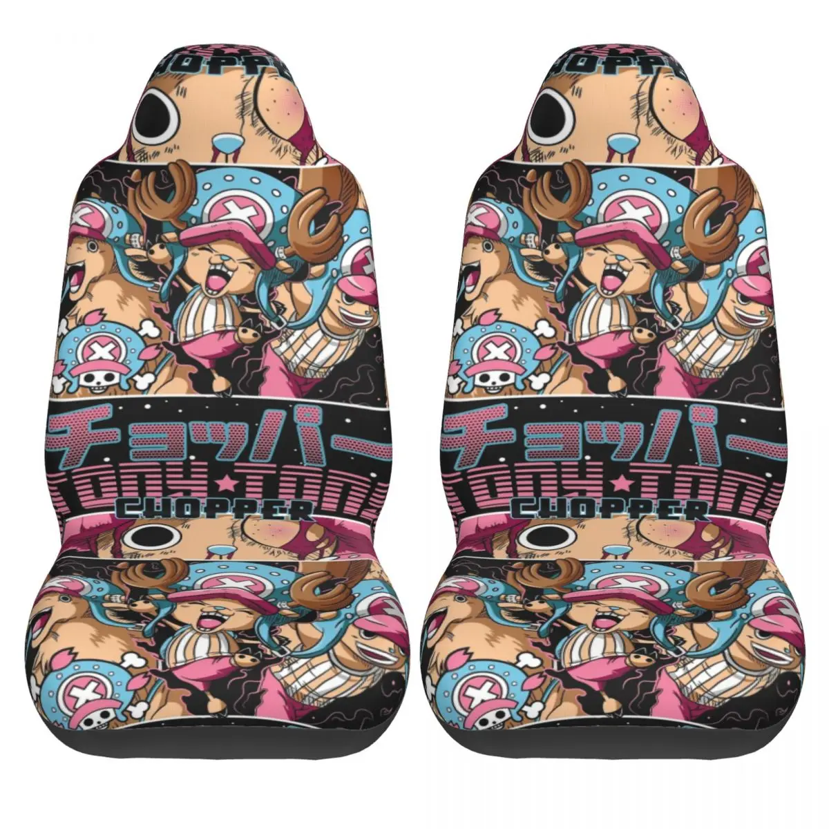One Piece Tony Tony Chopper Reindeer Doctor Universal Car Seat Cover Off-Road AUTOYOUTH Seat Covers Polyester Car Accessories