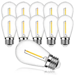 交換用電球,1W e26 e27 110v 220v,防水ip65,ウォームホワイト,2700k