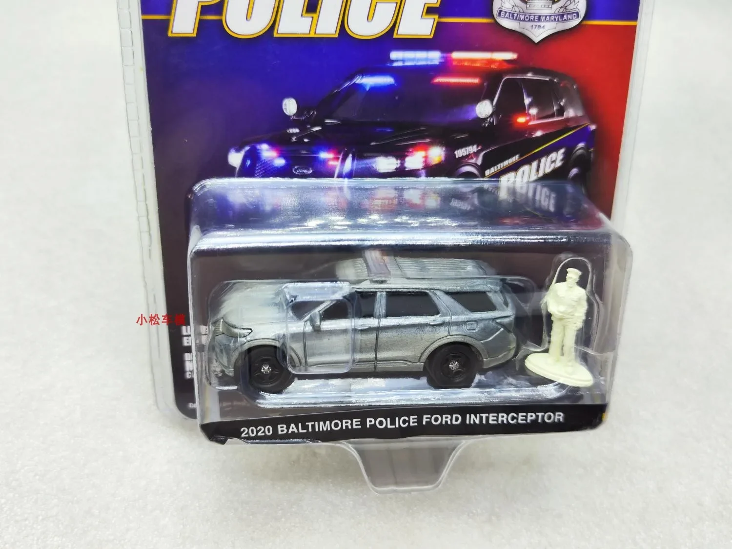 1:64 2020 BALTIMORE POLICE Ford Interceptor High Simulation Diecast Metal Alloy Model Car Toys For Childrens Gift Collection