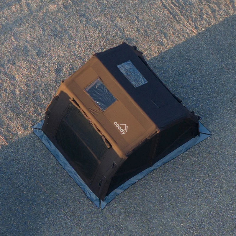 

10.0 Pro Air Tent-Black Cotton Family Factory Direct Single-Layer Camping Waterproof Portable 2-4 Person Inflatable Tent