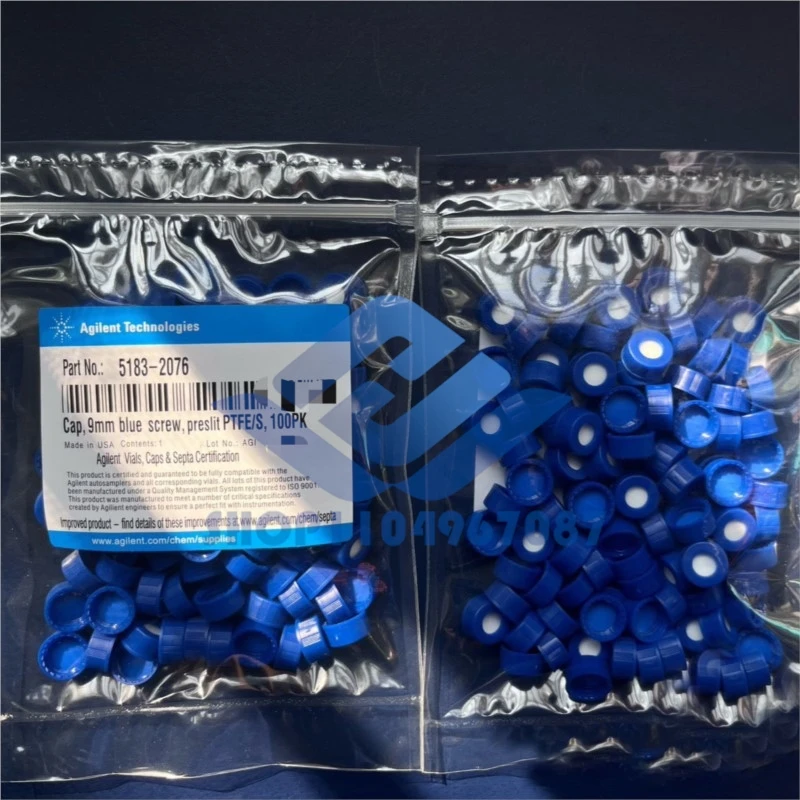 5183-2076 for Agilent liquid chromatography screw cap pre-opening 100/PK