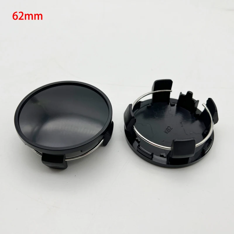 4Pcs No Logo Blank Base 62mm Black Silver Wheel Center Cap Rim Tire Cover Car Styling Accessories