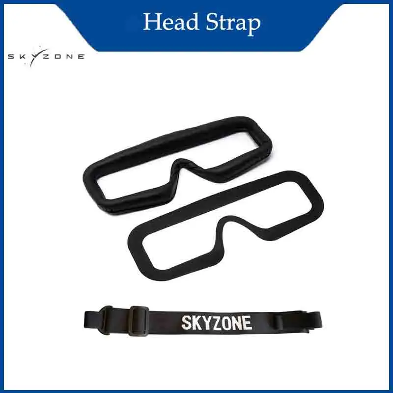 

Skyzone SKY04X/L FPV очки ремешок на голову лицевая панель маска PU Pad с волшебной петлей лента для гоночного дрона Quadcopter запасные части RC