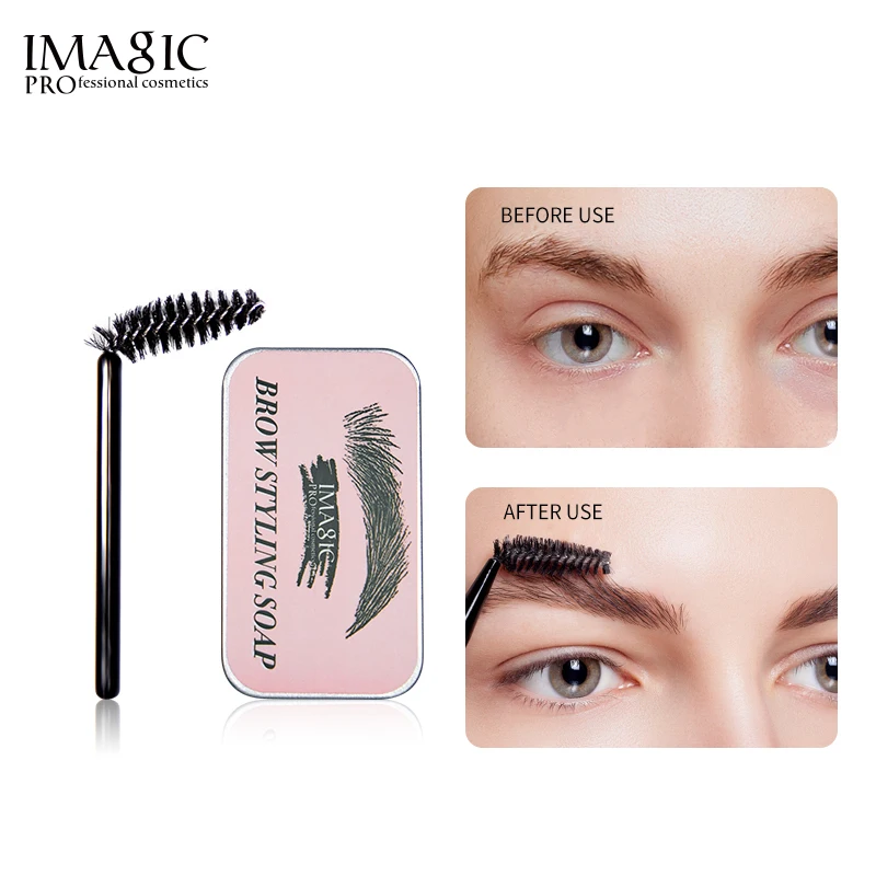 2/5PCS Eyebrow Gel Brows Wax Waterproof Long-Lasting 3D Feathery Wild Brow Styling Soap For Women's Natural Eyebrow Styling