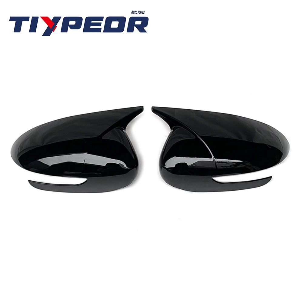 Side Wing Glossy Black Car Tiypeor Rearview Mirror Cover For KIA KX5 and Sportage 2016 - 2019 Mirror Shell Decoration Trim