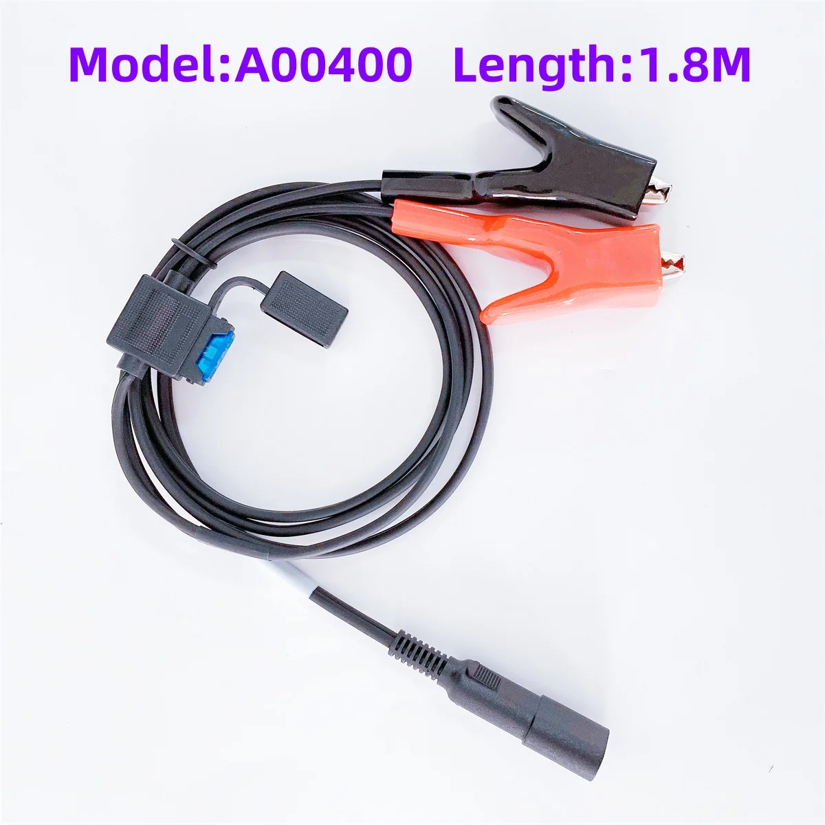 Power Cable A00400 Applicable to TRIMBLE LEICA FOR TOPCON With Heavy Duty Alligator Clips Wired To Female 2-pin SAE