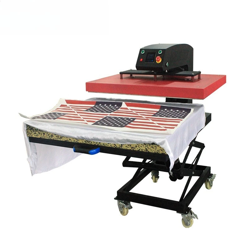 80 * 100CM electric unilateral single station automatic large heating of sublimation transfer machine
