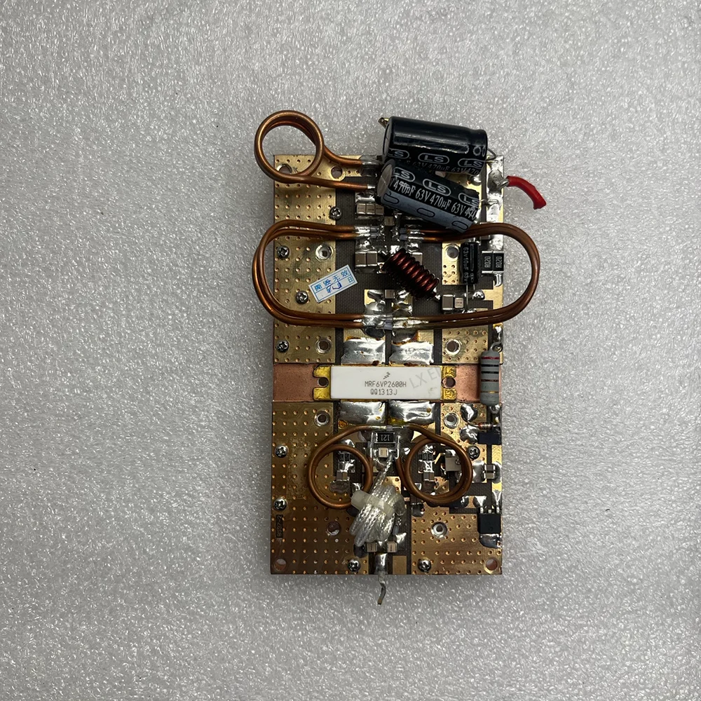 1pcs 600W FM/VHF RF Amp Board: MRF6VP2600H, 87-108MHz, 50V Push-Pull, 5W In,Push‑Pull, Short‑Wave/VHF, High‑Efficiency