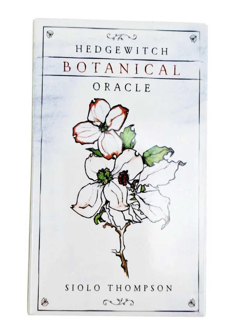 

HOT Hedge Witch Botanical Oracle Cards 40 Pcs Wisdom From The Boundary Lands Tarot Deck Games With PDF Guidebook