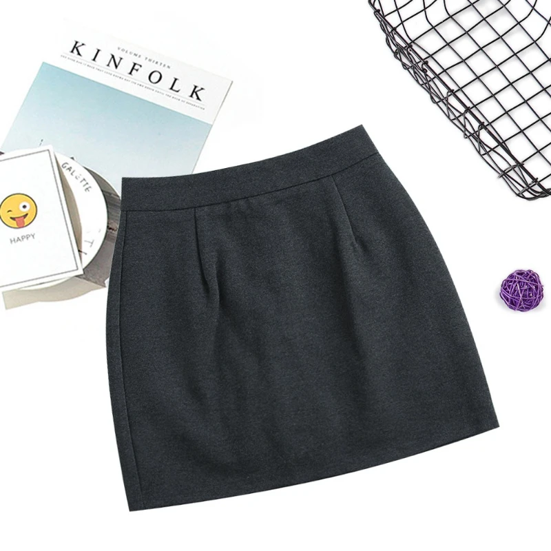 Spice Girls JK Uniforme Uniforme scolastica Camicia in vita Stile college femminile Sottile Camicia bianca sottile Pacchetto Gonna anca Abito a due pezzi