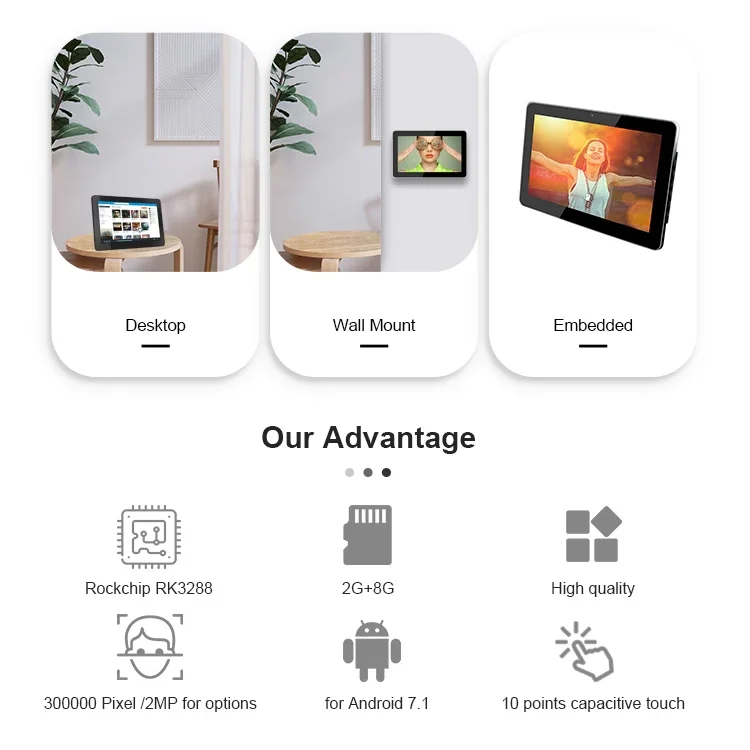 Promotional Digital Advertising Display 15.6 Inch All In One Touch Screen Tablet Pc