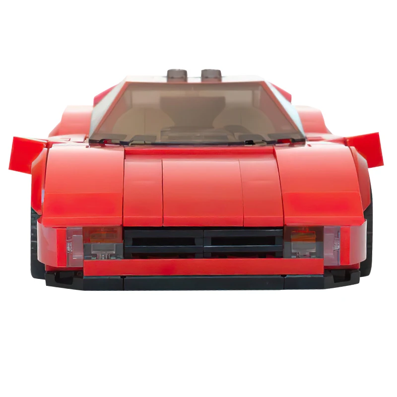 Bloques de construcción de Ferrari Testarossa para niños, juguete de ladrillos para armar Super coche, ideal para regalo, novedad