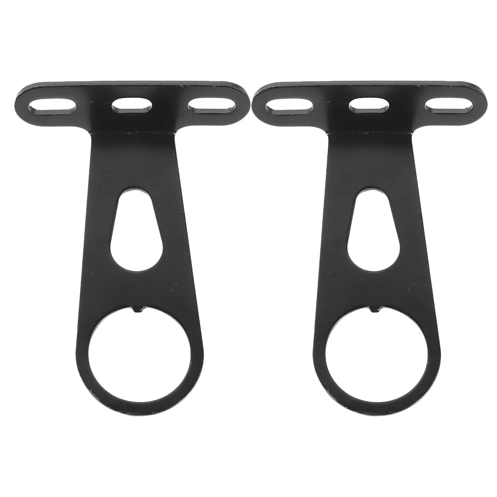 

2pcs Front Light Bracket Mount Fork Lamp Holder for Mountain Electric Dual Headlight Fixing Bike Light