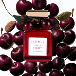 CHESSFLY DANCE CHERRY EAU DE PARFUM PARA MULHERES 1.7 FL.OZ. PERFUME LARGO TEMPO ÚLTIMAÇÃO