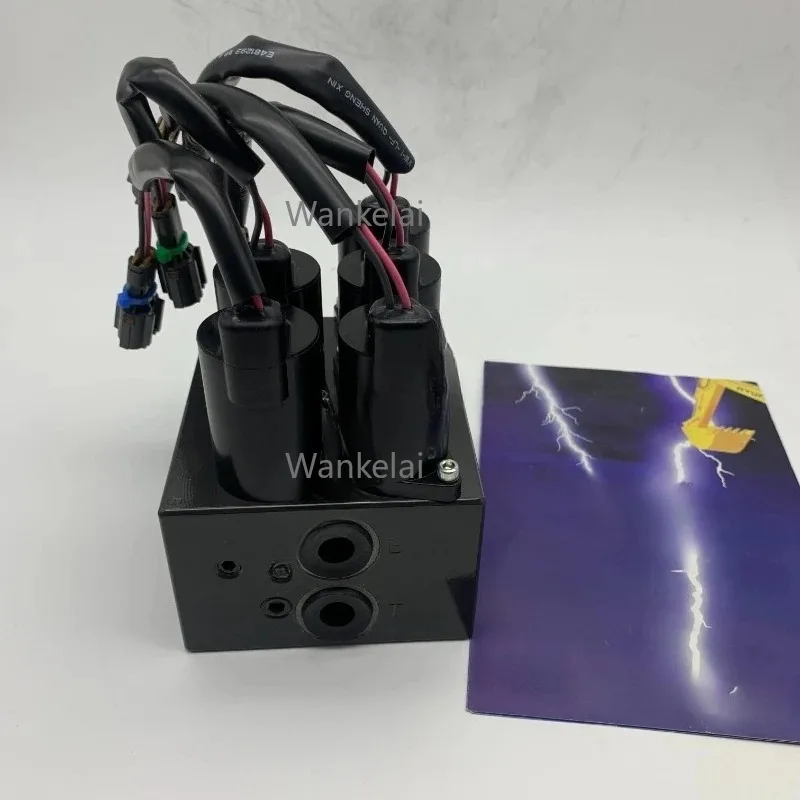 

Original Solenoid Valve KHJ14520 assy SD1330-10 for SH350-5 CX210B CX240B Excavator Parts