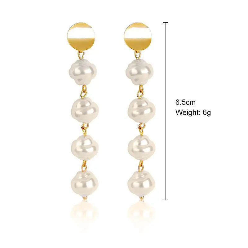 Natural Freshwater Pearl Earrings Temperament Retro High-Grade Sense Of Pearl Earrings For Women